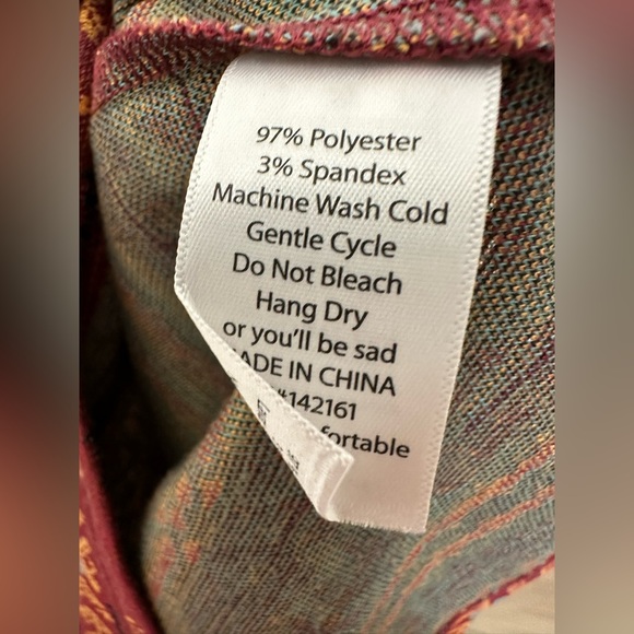 VGUC LulaRoe Pencil Skirt Aztec Pattern Size Small - Picture 3 of 5